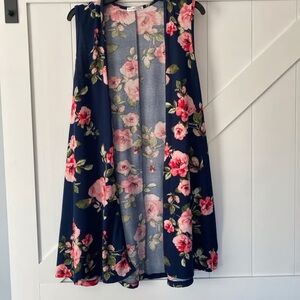 Floral Navy Women's Robe